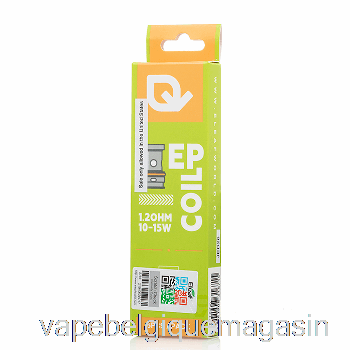 Vape Belgique Eleaf Ep Bobines De Remplacement Bobines 1.2ohm Ep